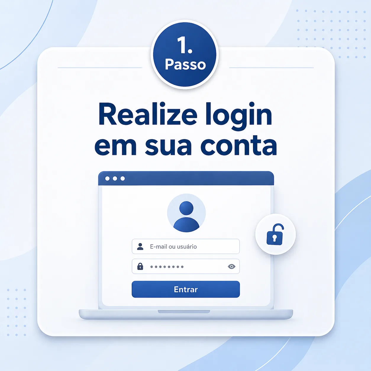 Informe seu código